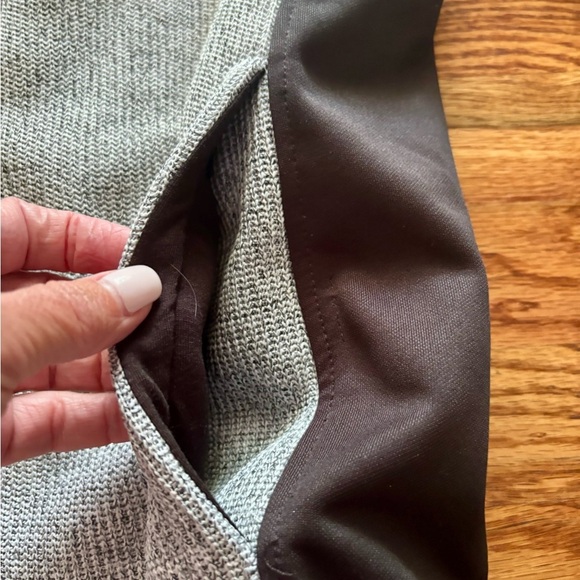 Eddie Bauer Performance Jacket Gray and Black Knit Fleece - NWT - Picture 6 of 13